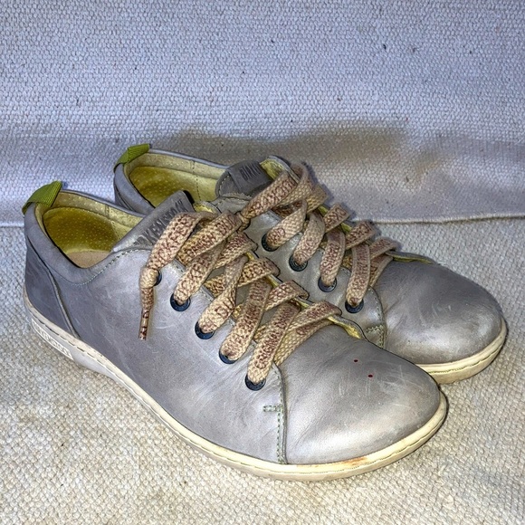 Birkenstock women’s size 38 gray Sneakers - leather upper and footbed - Picture 1 of 16